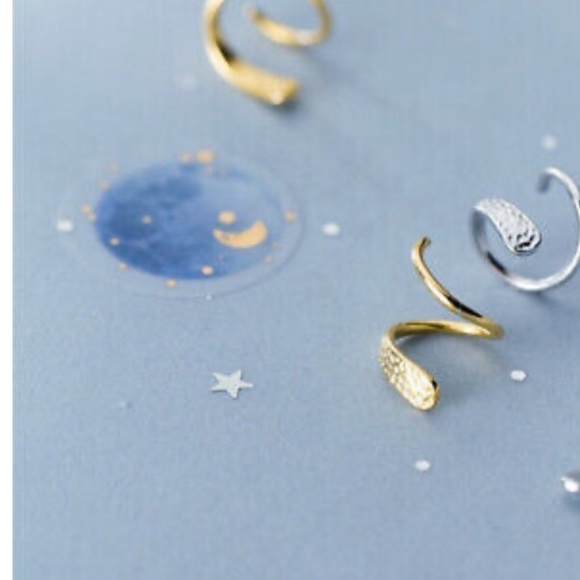 NEW Sterling silver/18k gold plated earrings - Picture 4 of 8